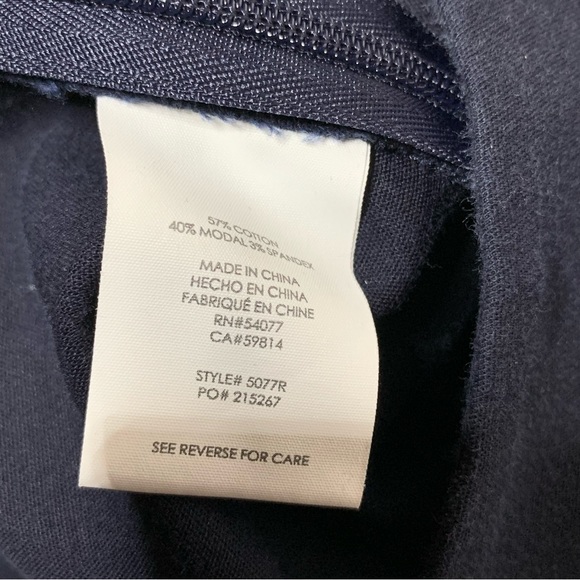 Cabi Mariner Trouser Dress Pants Sailor Buttons Side Zip Stretch Navy Sz 4 - Picture 7 of 8